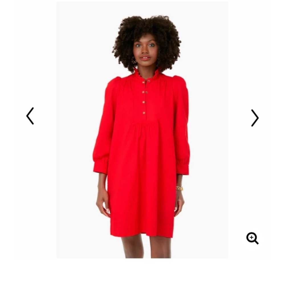 POMANDER Place Red Claiborne Dress size XXL
